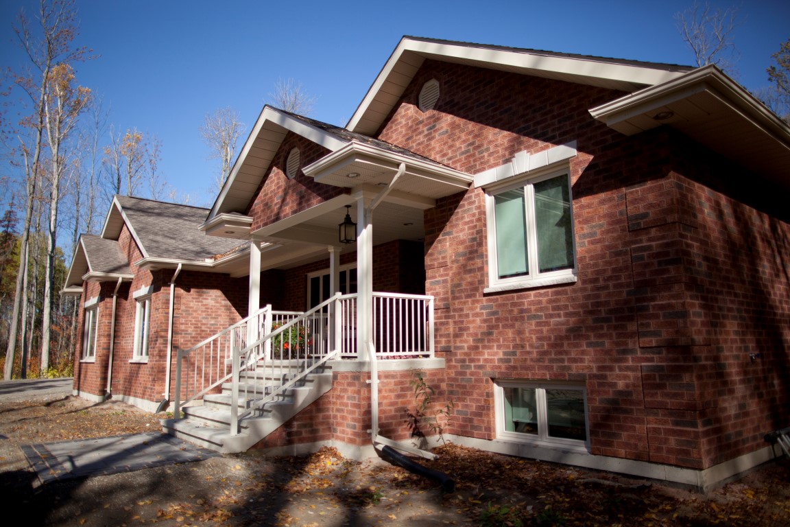 Exterior construction project